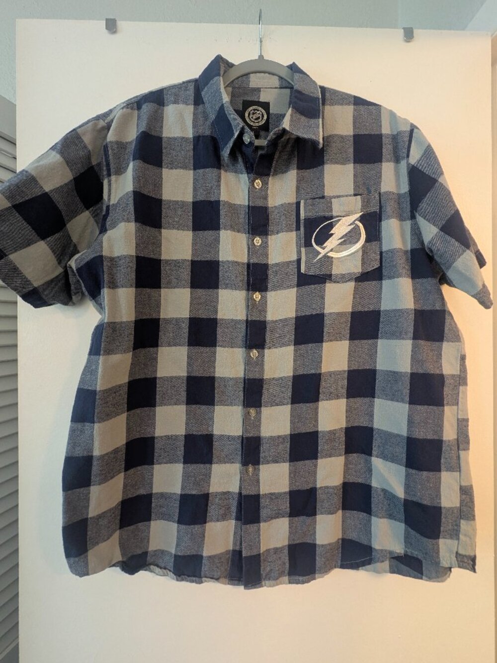 Tampa Bay Lightning flannel check shirt